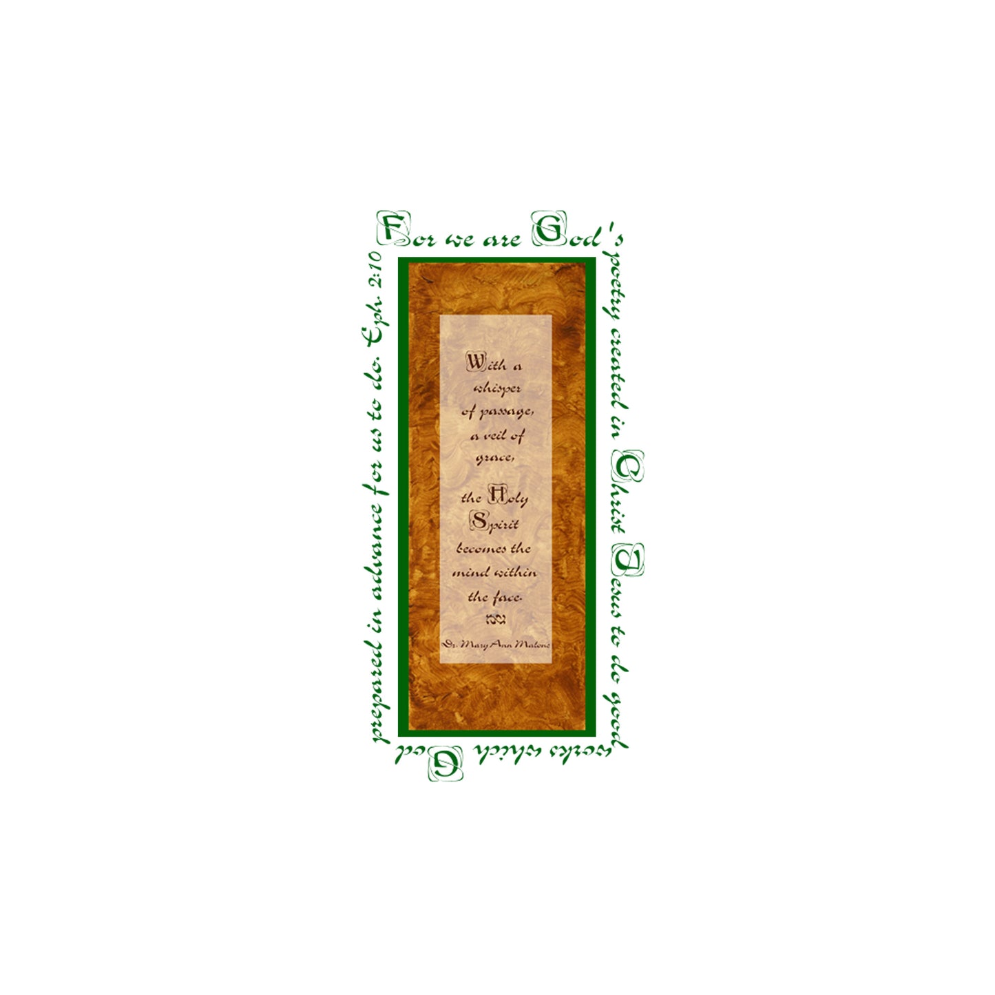Vivid Orange - God's Poetry Magnet