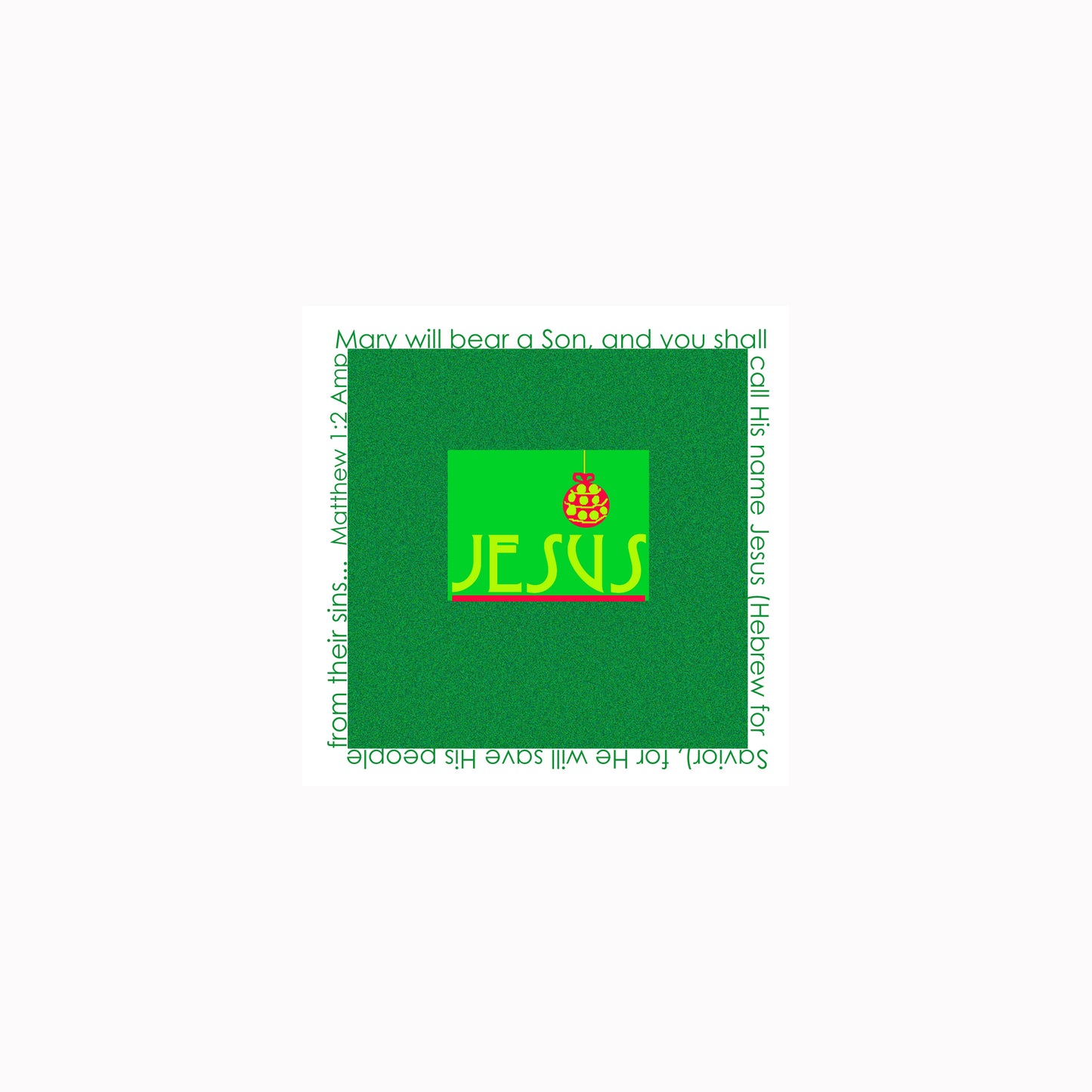 A Very Merry Christmas - Celebrate Jesus Magnet