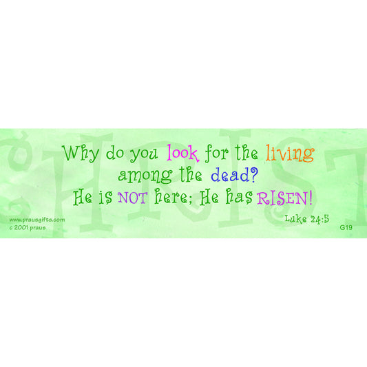 Lively Green - Jeweled Cross Bookmark