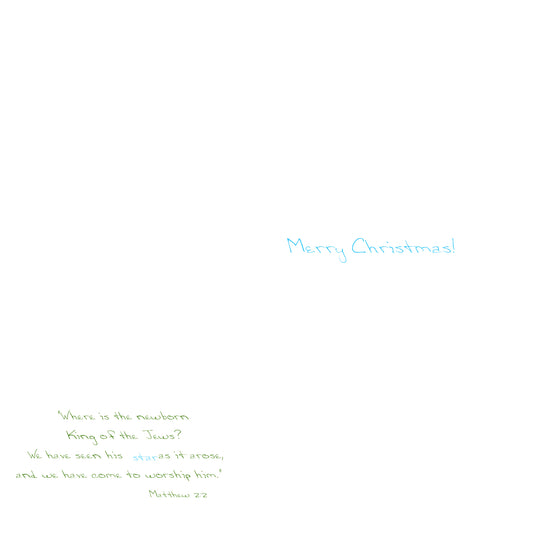 A Very Merry Christmas - Merry Little Tree Note Cards (Six Cards)