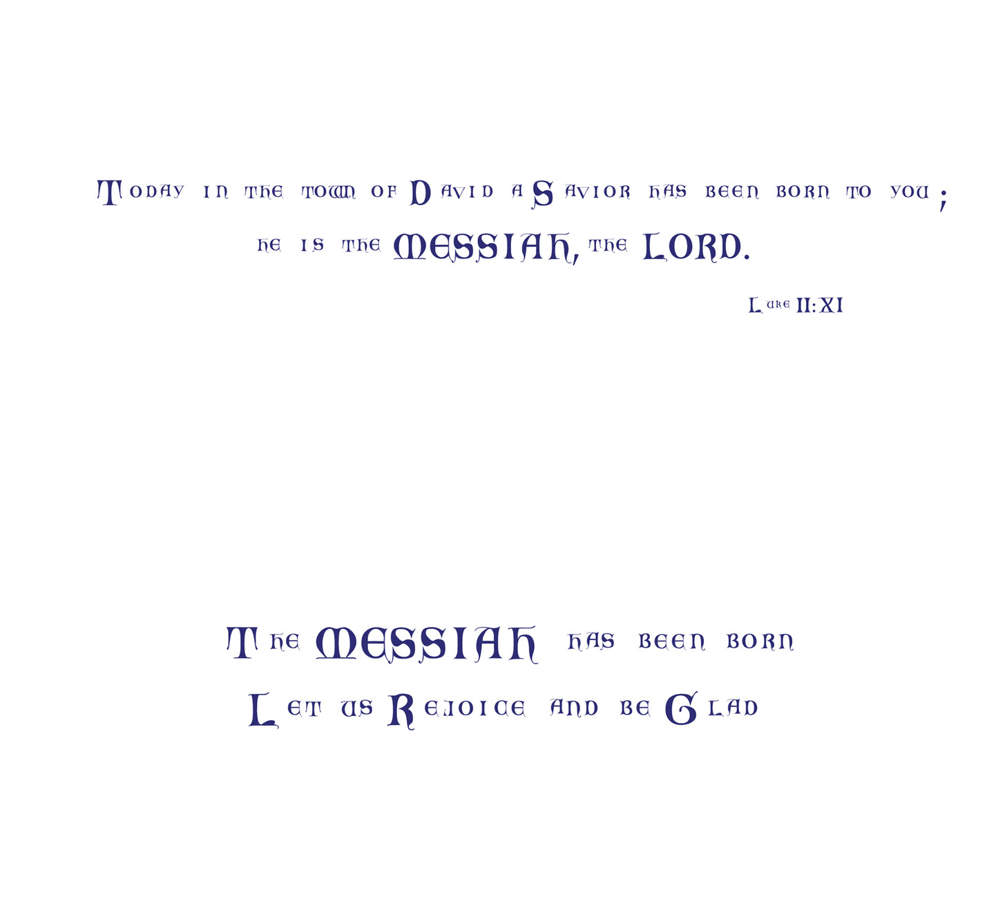 A Very Merry Christmas - Messiah Note Cards (Six Cards)