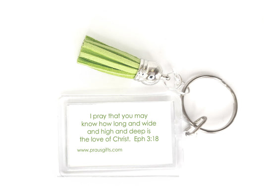 Lively Green - Modern Jesus Keyring