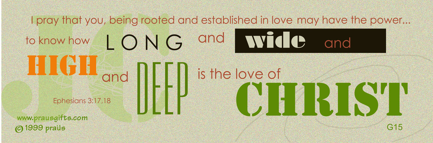 Lively Green - Modern Jesus Bookmark