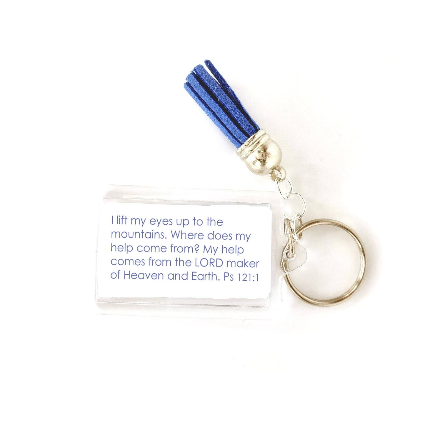Heavenly Blue - Mountain Keyring