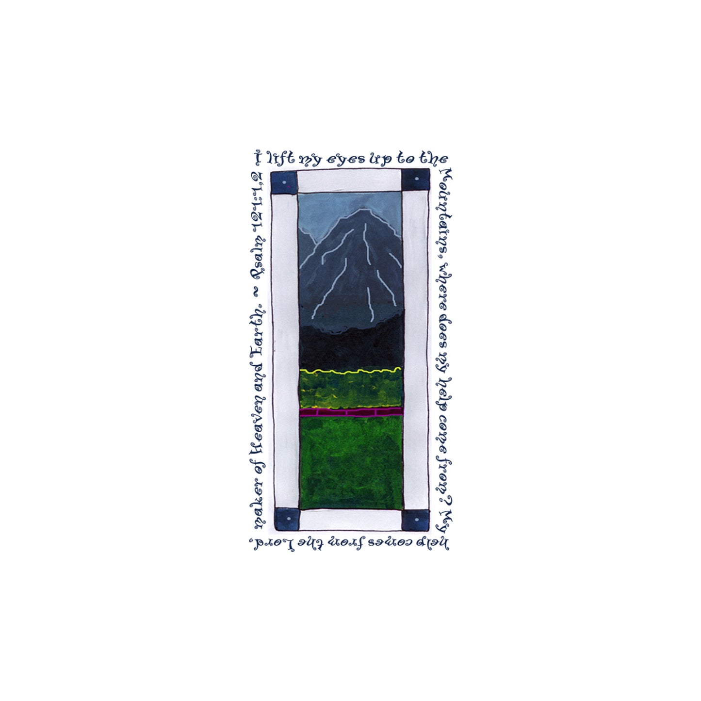 Heavenly Blue - Mountain Magnet
