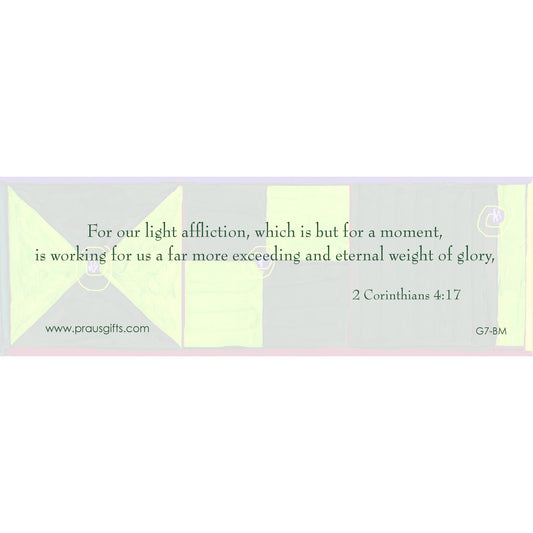 Lively Green - From Affliction to Glory Bookmark