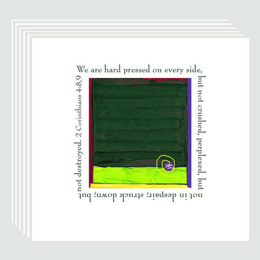 Lively Green - From Affliction to Glory Note Cards (Six Cards)