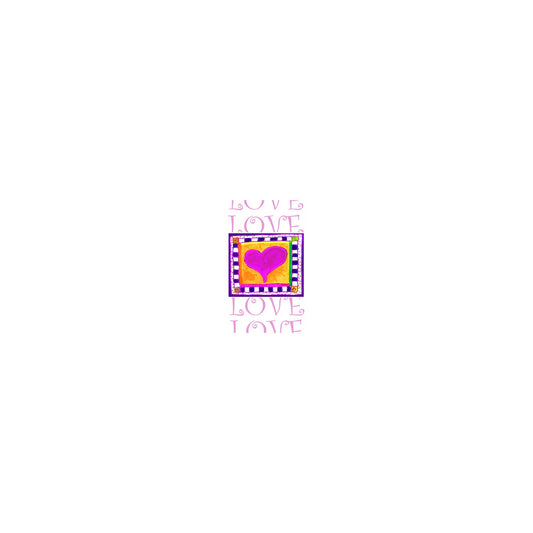 Bright Pink - Heart Mini Bookmarks (40 mini bookmarks)