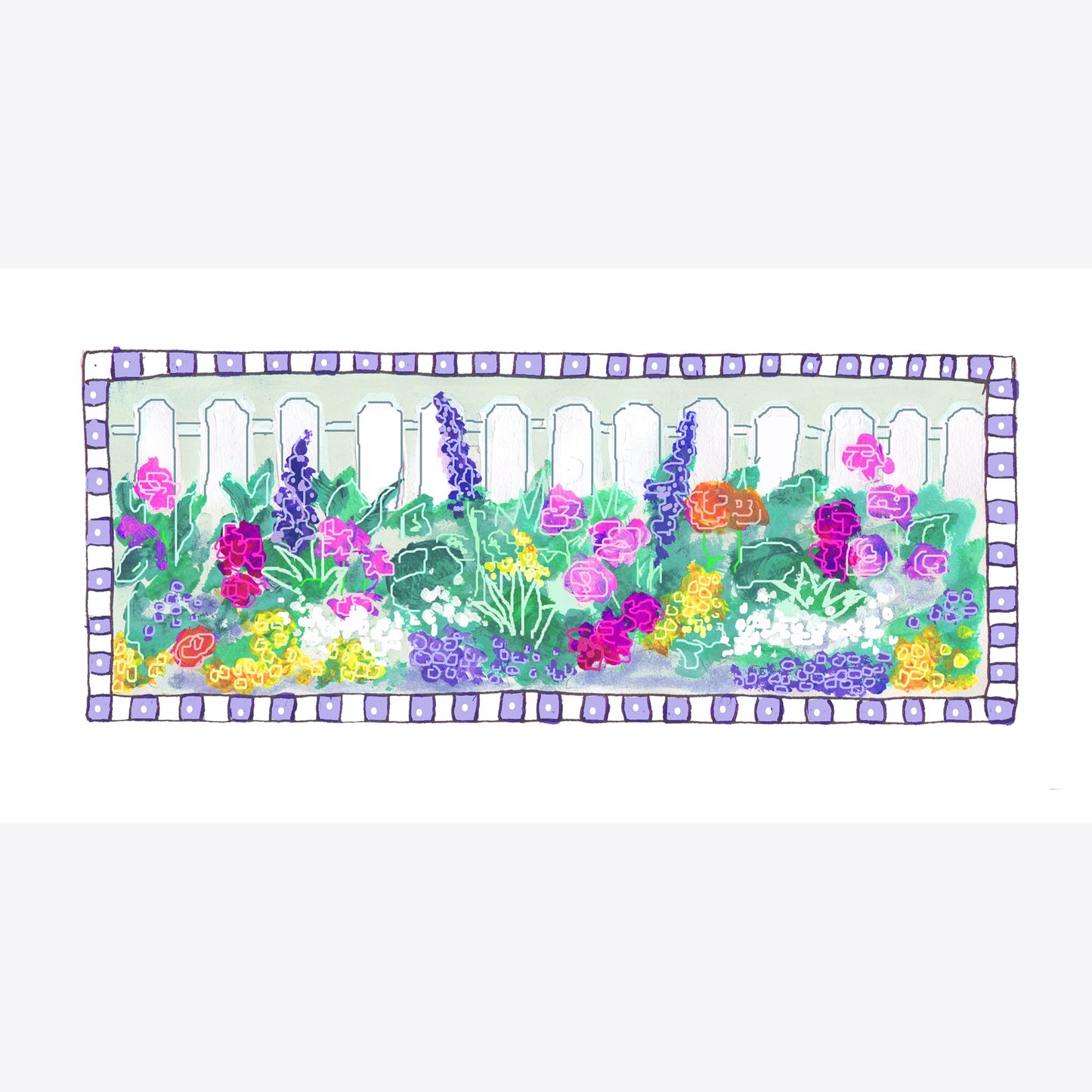Deep Purple - Garden Note Cards (Six Cards)