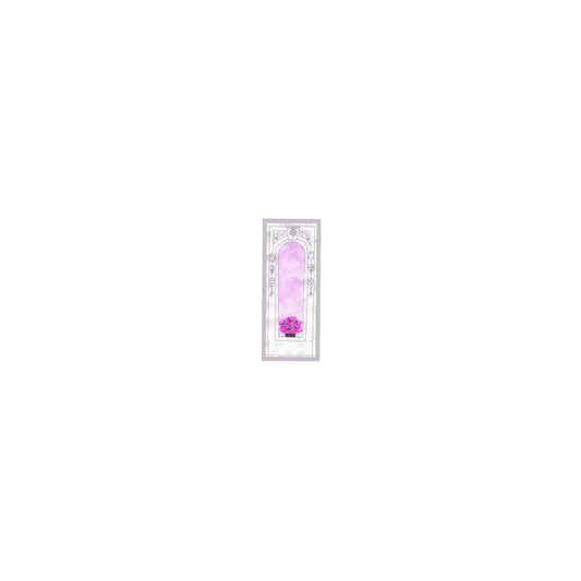 Bright Pink - Flowers in the Window Mini Bookmarks (40 mini bookmarks)