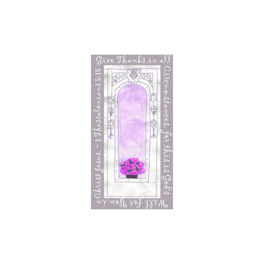 Bright Pink - Flowers in the Window Magnet