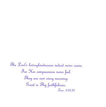 Deep Purple - Pansies Square Note Card (Single Card)