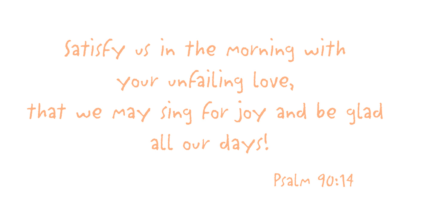 Vivid Orange - Pink Coffee Cup Note Card (Single Card)