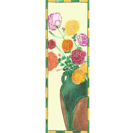 Vibrant Yellow - Roses Bookmark