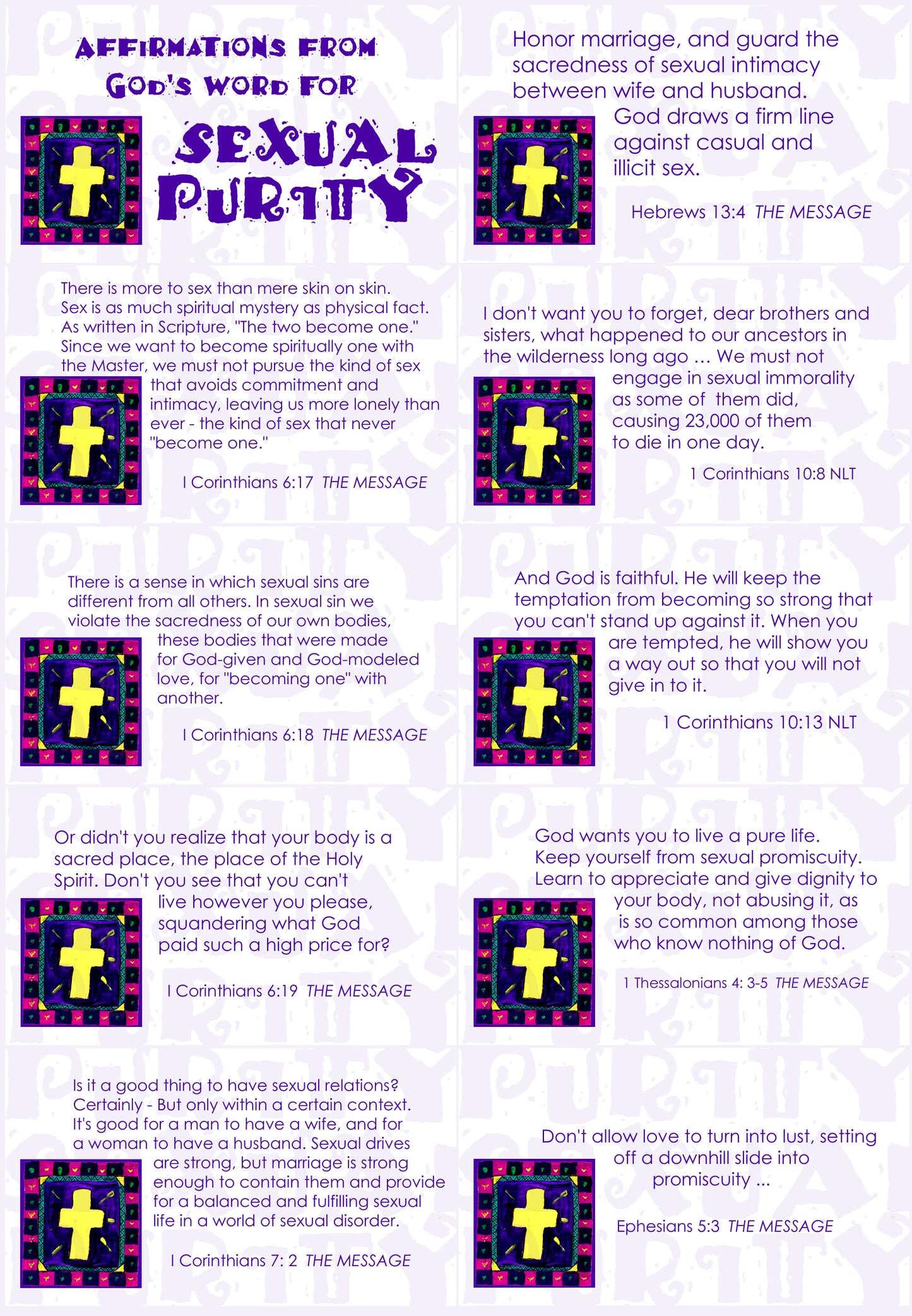 Affirmations from God - Sexual Purity