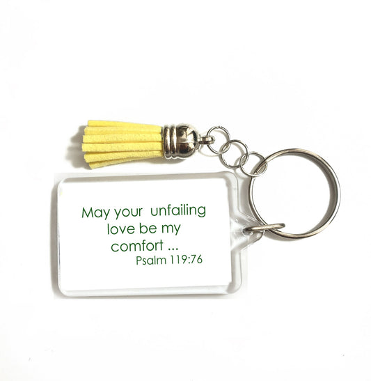 Lively Green - Spring Tulips Keyring