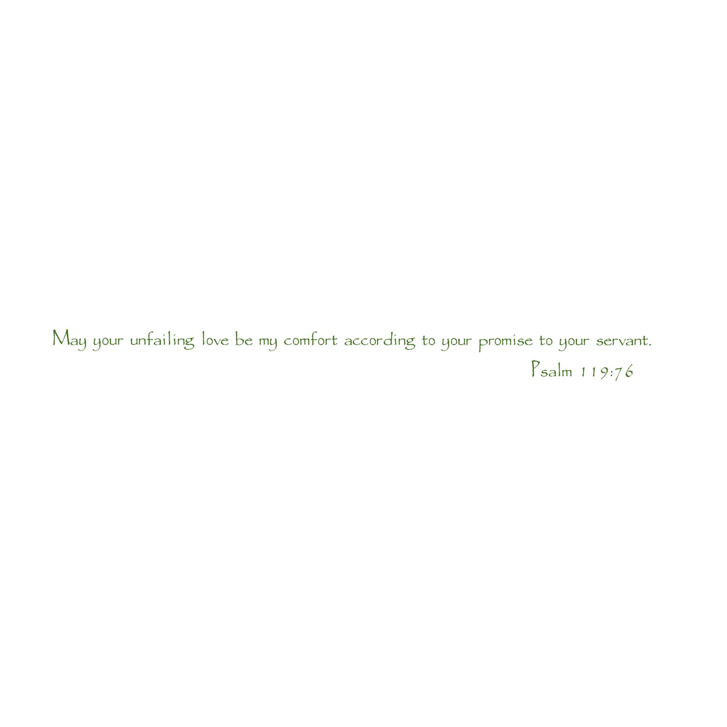 Lively Green - Spring Tulips Note Card (Single Card)
