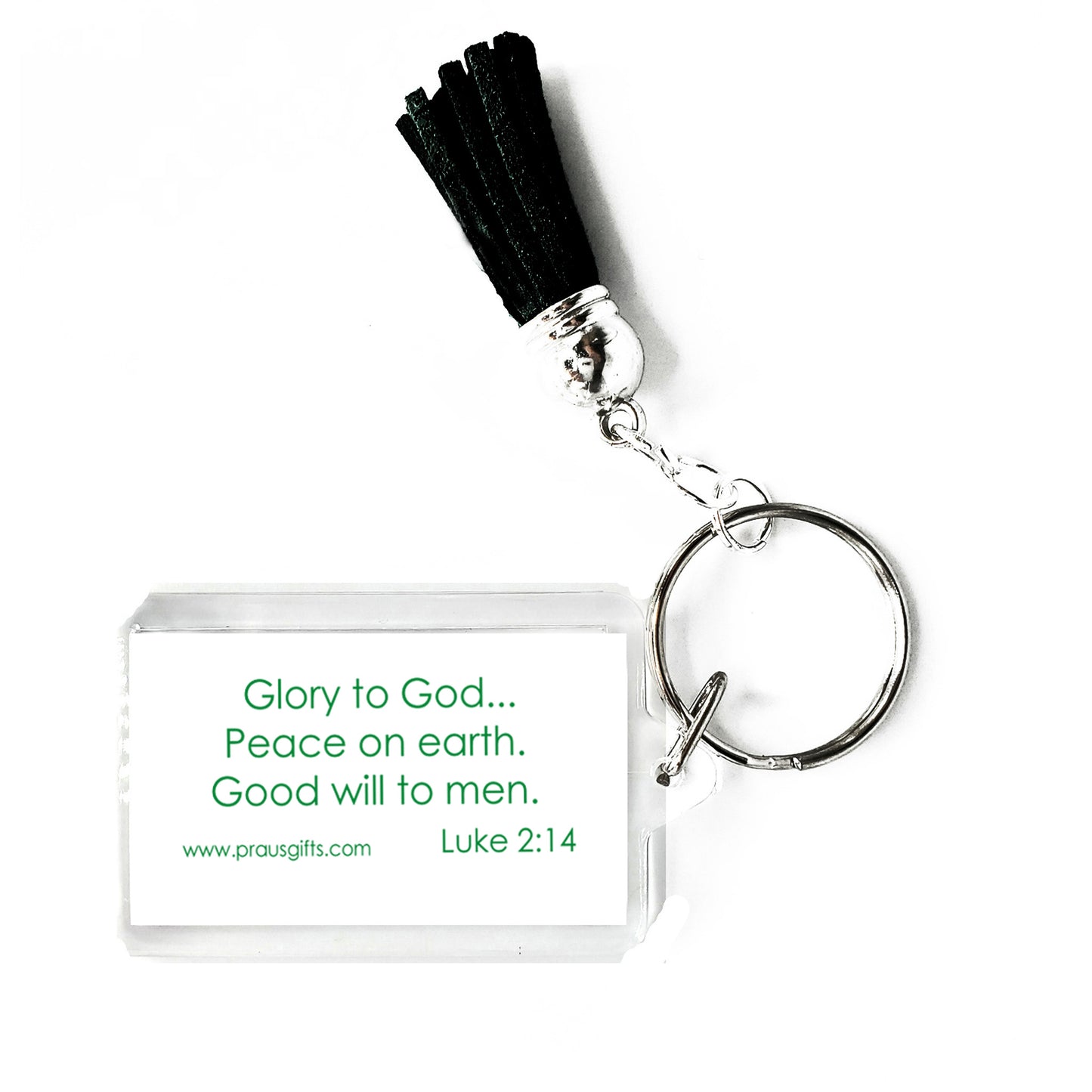 A Very Merry Christmas - A Swirling Topiary Keyring