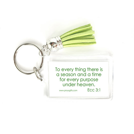 Lively Green - Beautiful in Time Keyring
