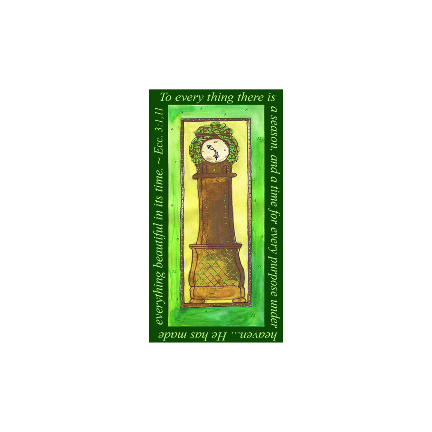 Lively Green - Beautiful in Time Magnet