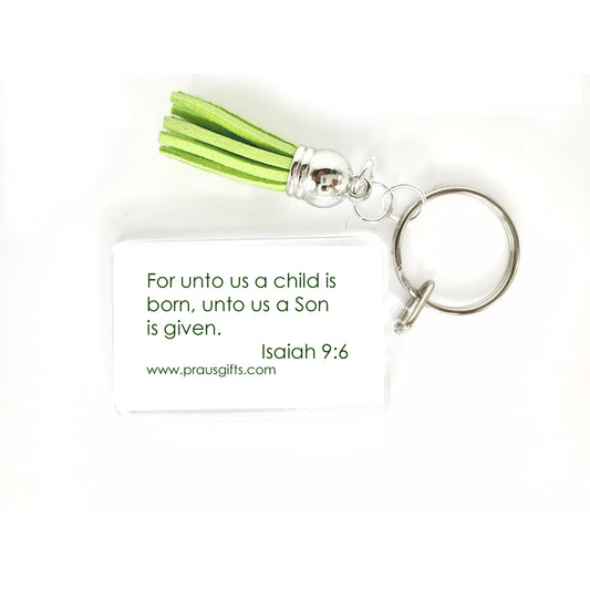 A Very Merry Christmas - A Christmas Topiary Keyring