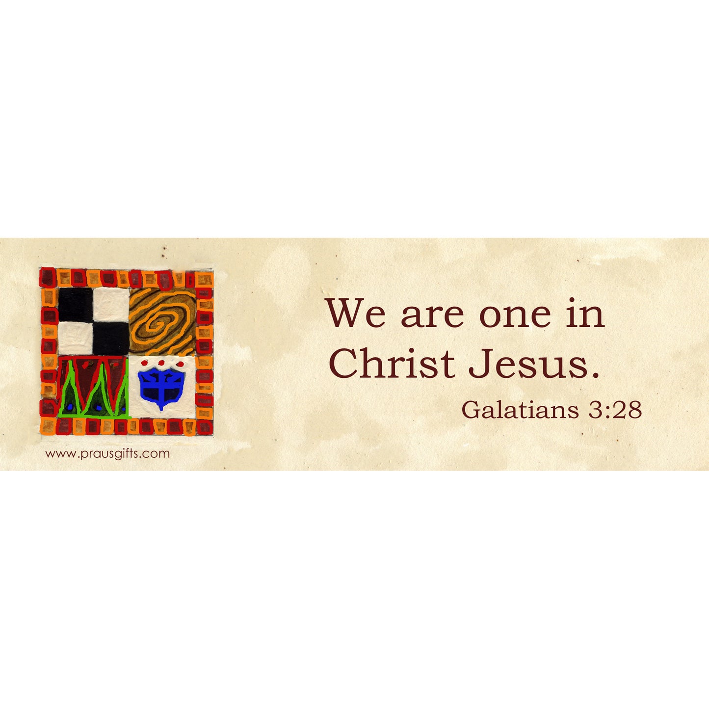 Vivid Orange - Unity in Christ Bookmark