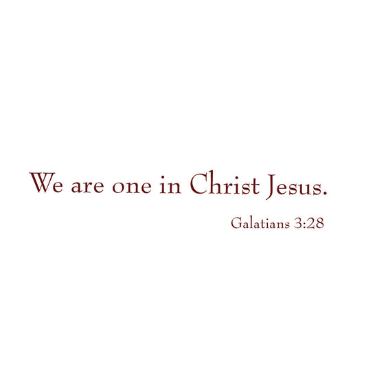 Vivid Orange - Unity in Christ Note Card (Six Cards)