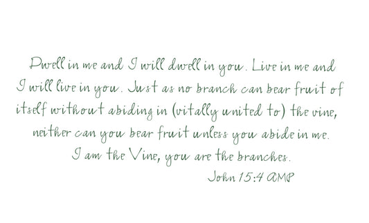 Lively Green - Vine Note Card (Single Card)