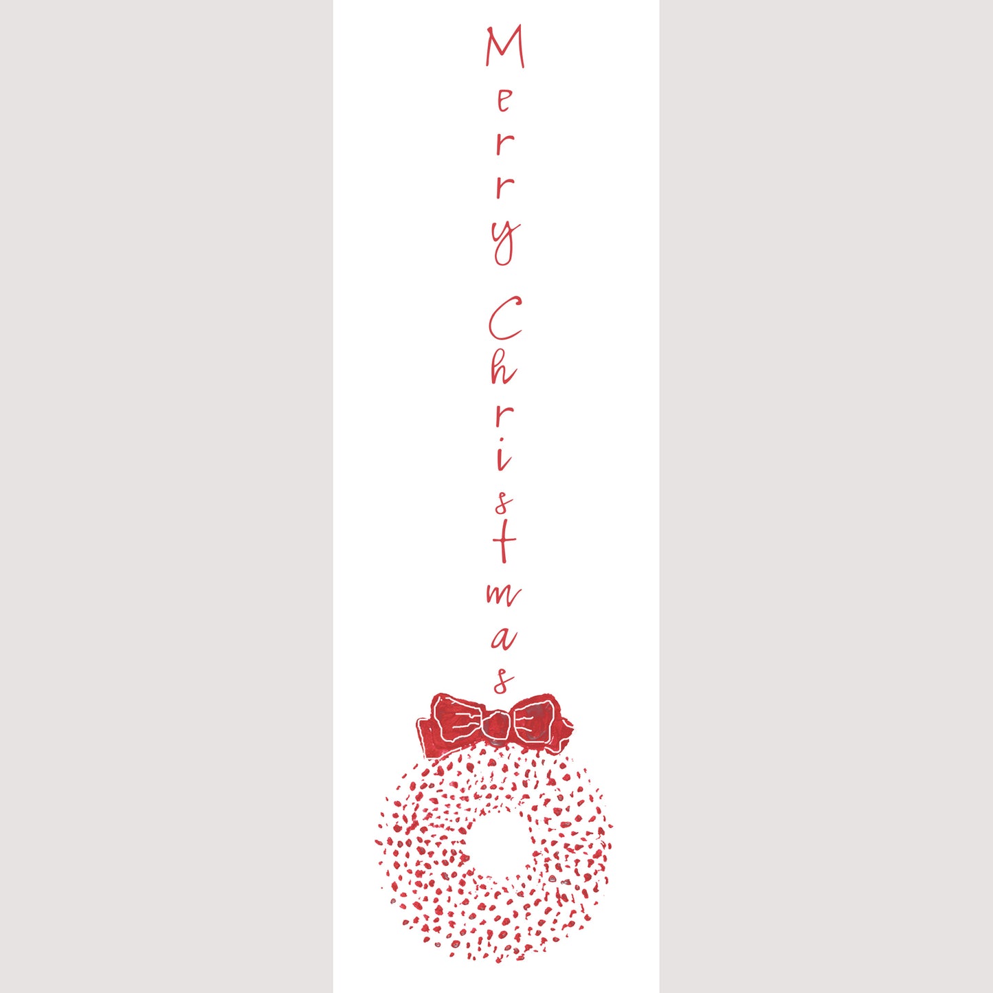 A Very Merry Christmas - A Wreath Bookmark