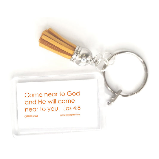 Vibrant Yellow - Flowers in the Window Key Ring