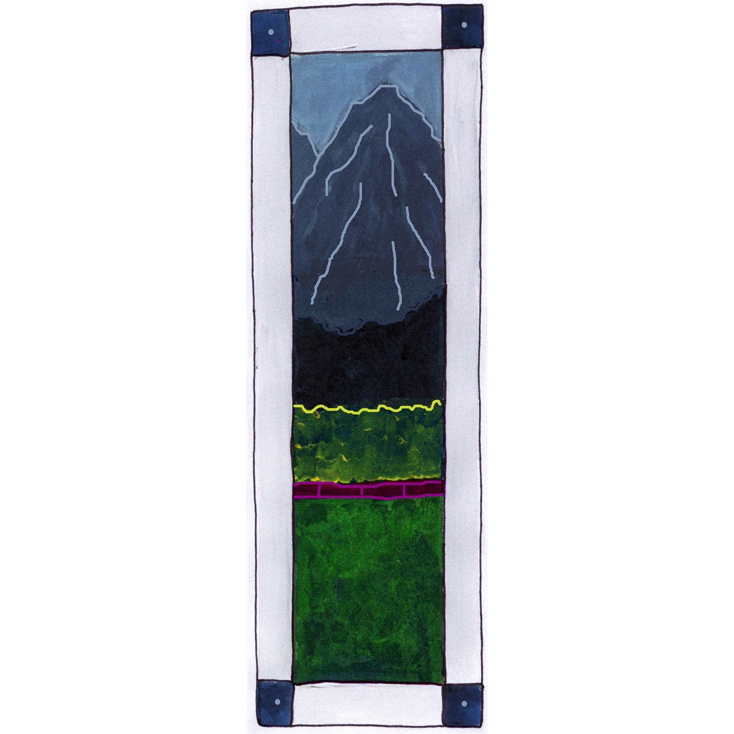 Heavenly Blue - Mountain Bookmark