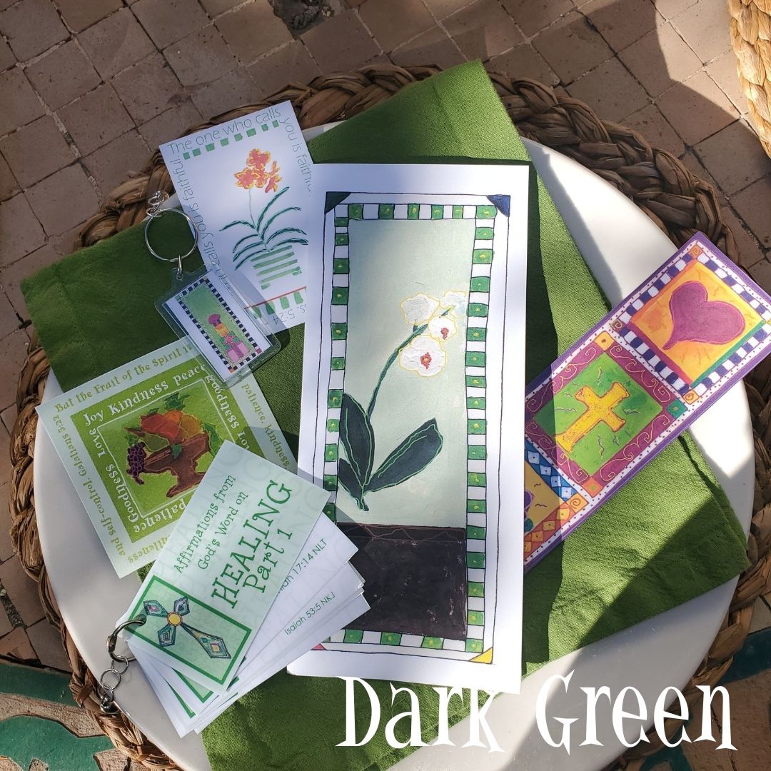 Summer in the Garden - Dark Green
