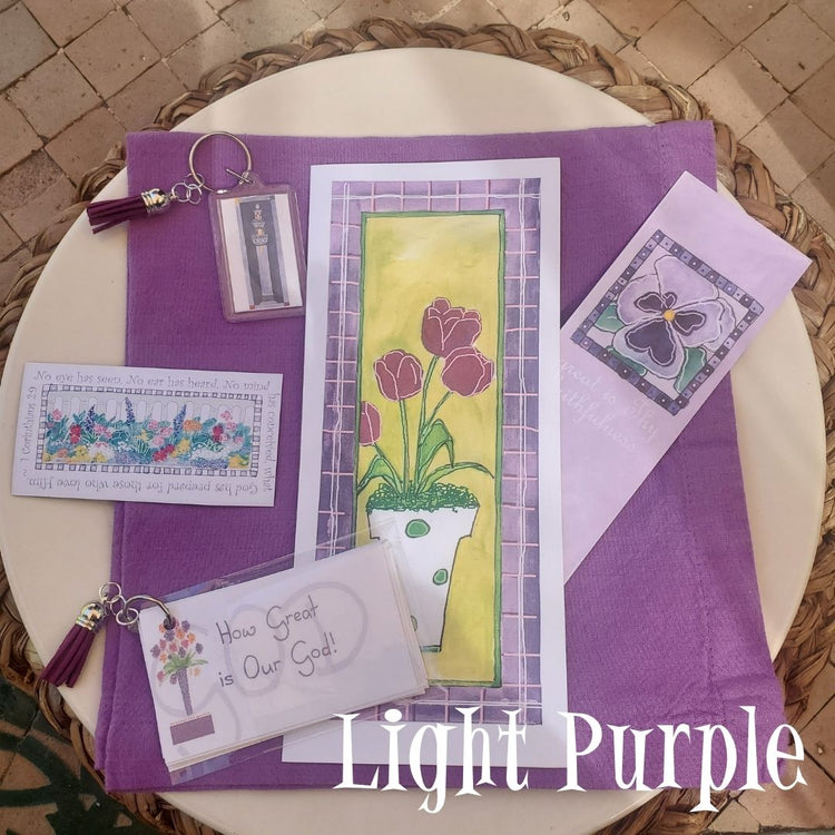 Summer in the Garden - Light Purple