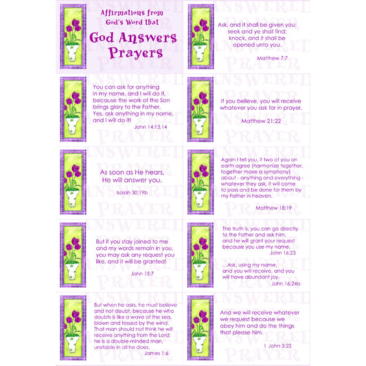 Affirmations from God - God Answers Prayers