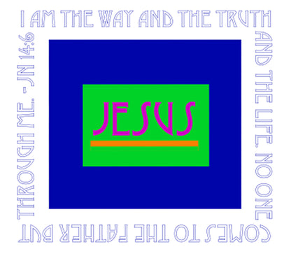 Heavenly Blue - Jesus is the Way Sweatshirt Crop Hoodie