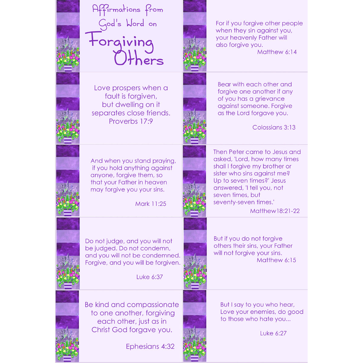 Affirmations from God - Forgiving Others