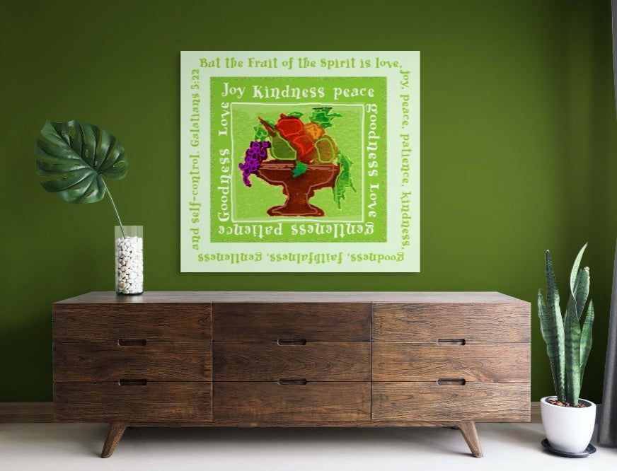 Lively Green - Fruit Canvas Print