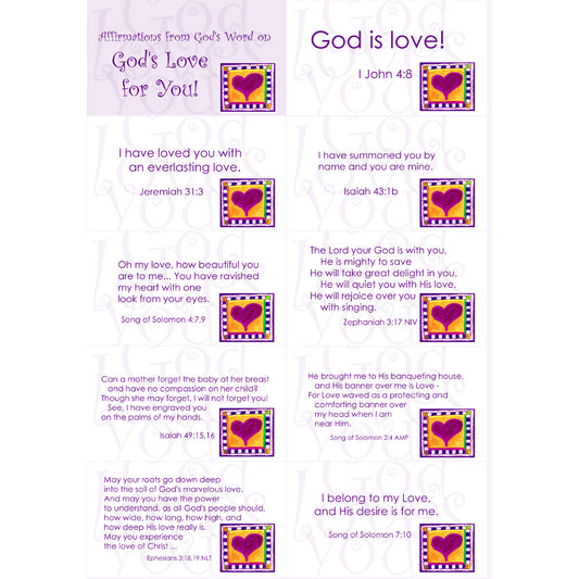 Affirmations from God - God's Love for you