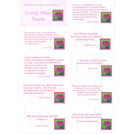 Affirmations from God - Loving Other People