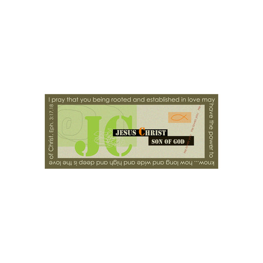 Lively Green - Modern Jesus Magnet
