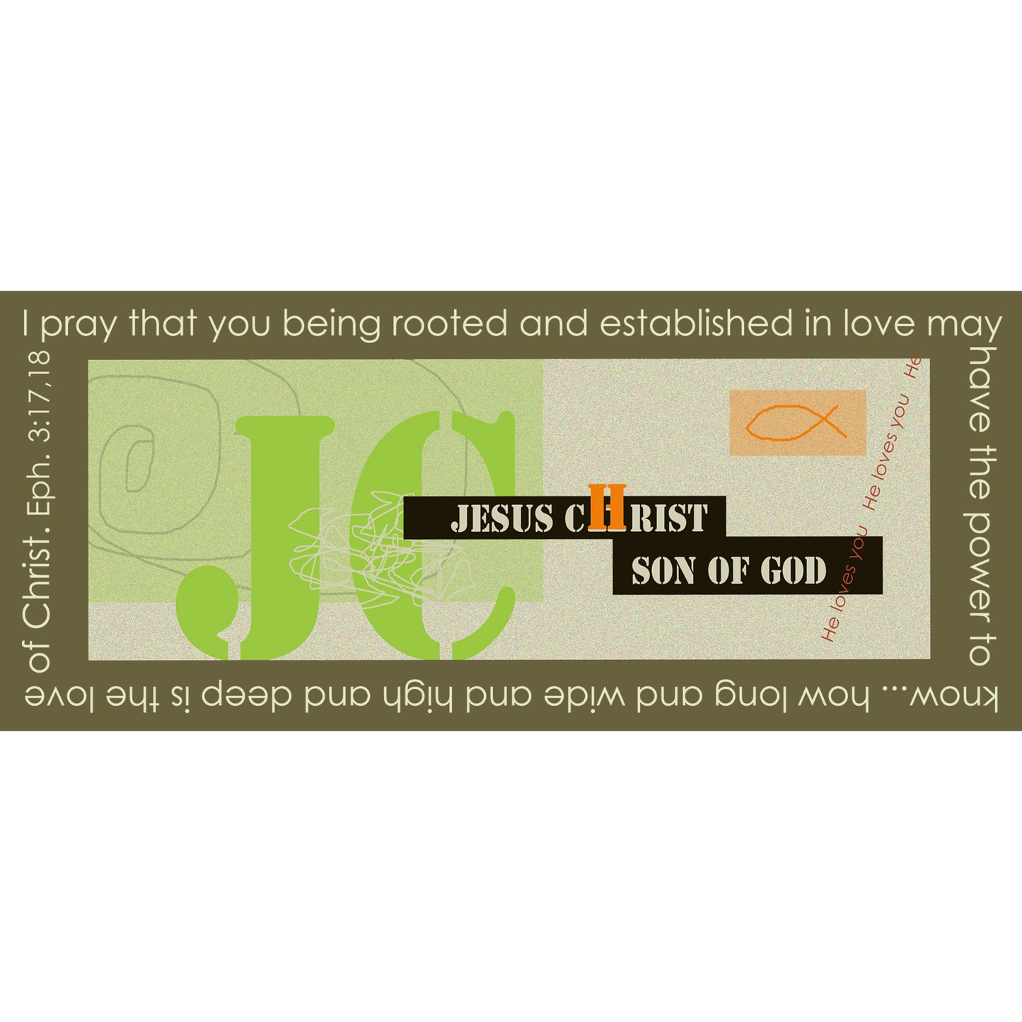 Lively Green - Modern Jesus Mug