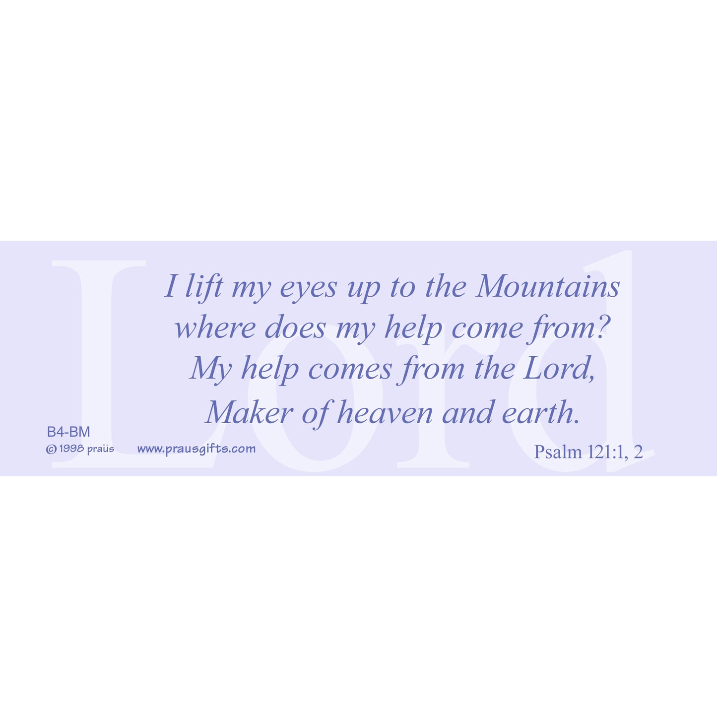 Heavenly Blue - Mountain Bookmark