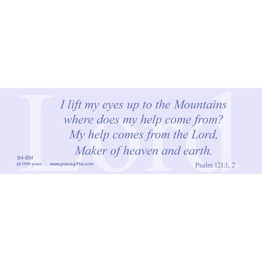 Heavenly Blue - Mountain Bookmark