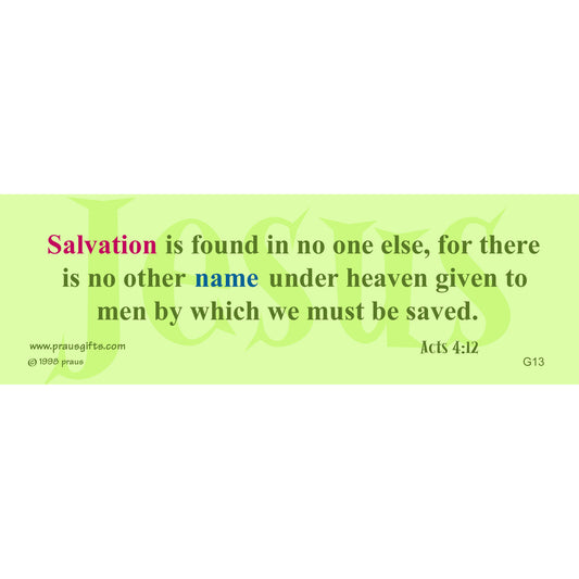 Lively Green - Names of Jesus Bookmark