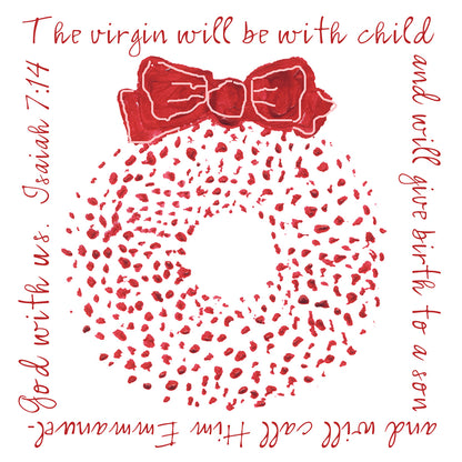 A Very Merry Christmas - A Wreath Crop Hoodie