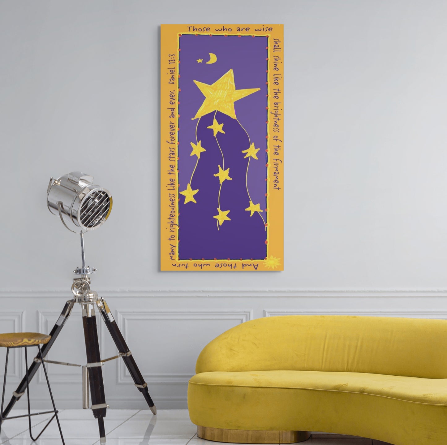 Heavenly Blue - Shine Canvas Print