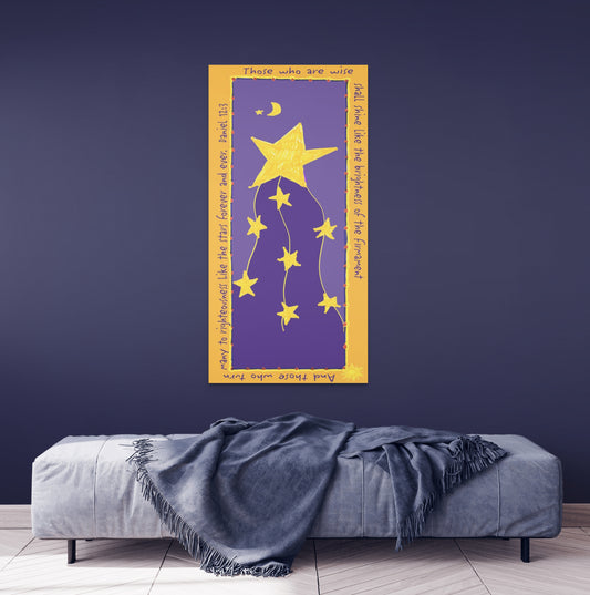 Heavenly Blue - Shine Canvas Print