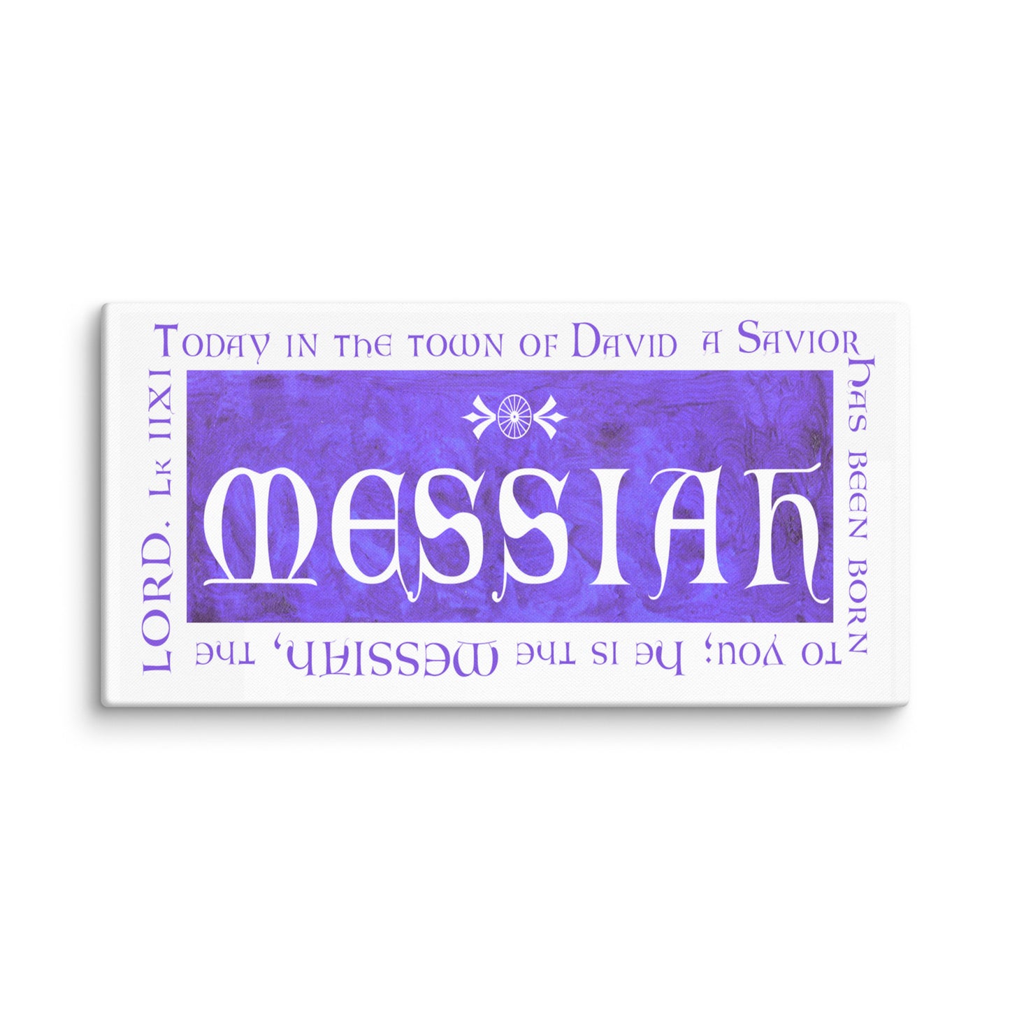 Decorative banner with 'Messiah' text