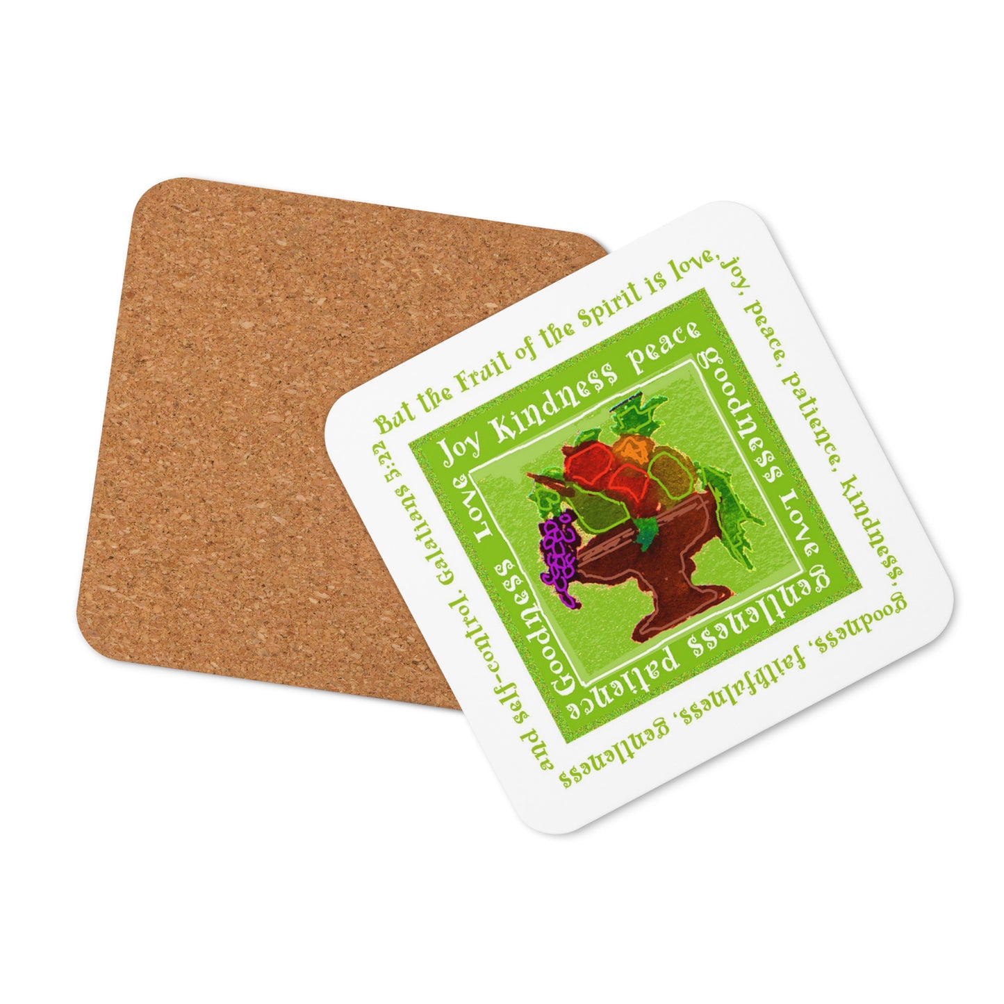 Lively Green - Fruit Coaster