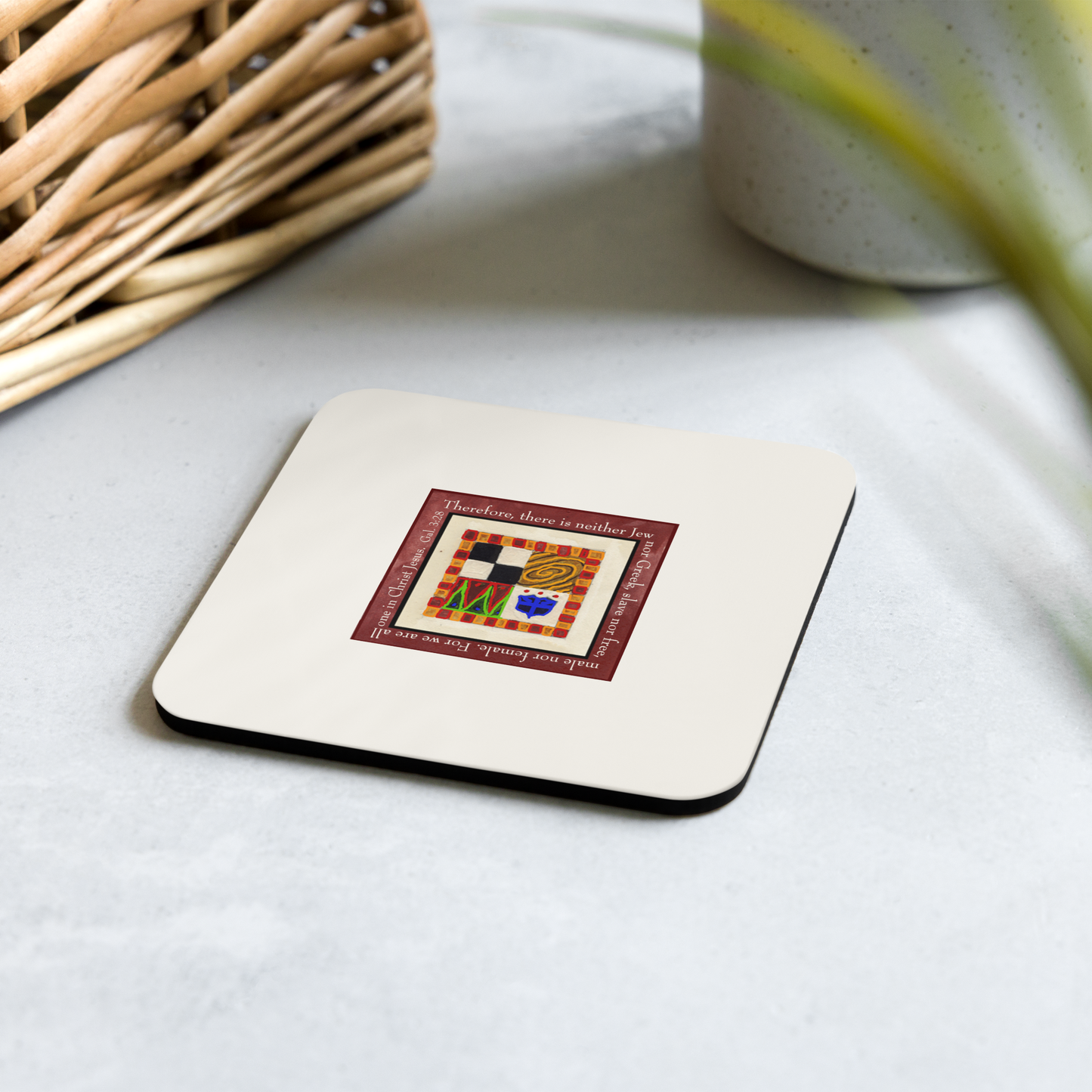 Vivid Orange - Unity in Christ Coaster